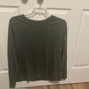 Time and Tru Olive Green Long Sleeve Shirt